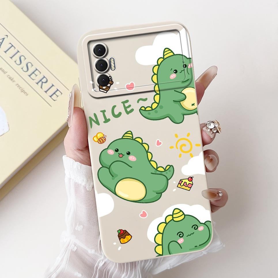 For Tecno Spark 8P Case Cute Astronaut Cartoon Panda Dragon Cover for Tecno Spark 9T India KG7H Spark8P Capa Funda Soft Silicone