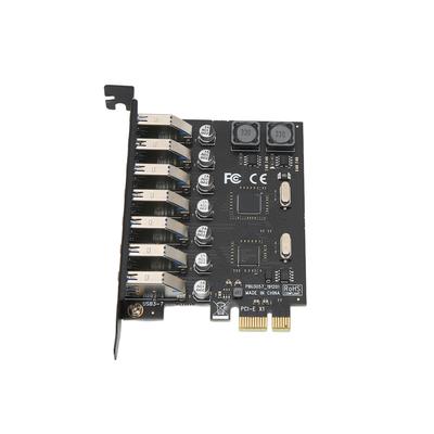 Плата расширения USB3.0 PCIE - USB3.0, высокоскоростная карта расширения для настольного компьютера с семью портами