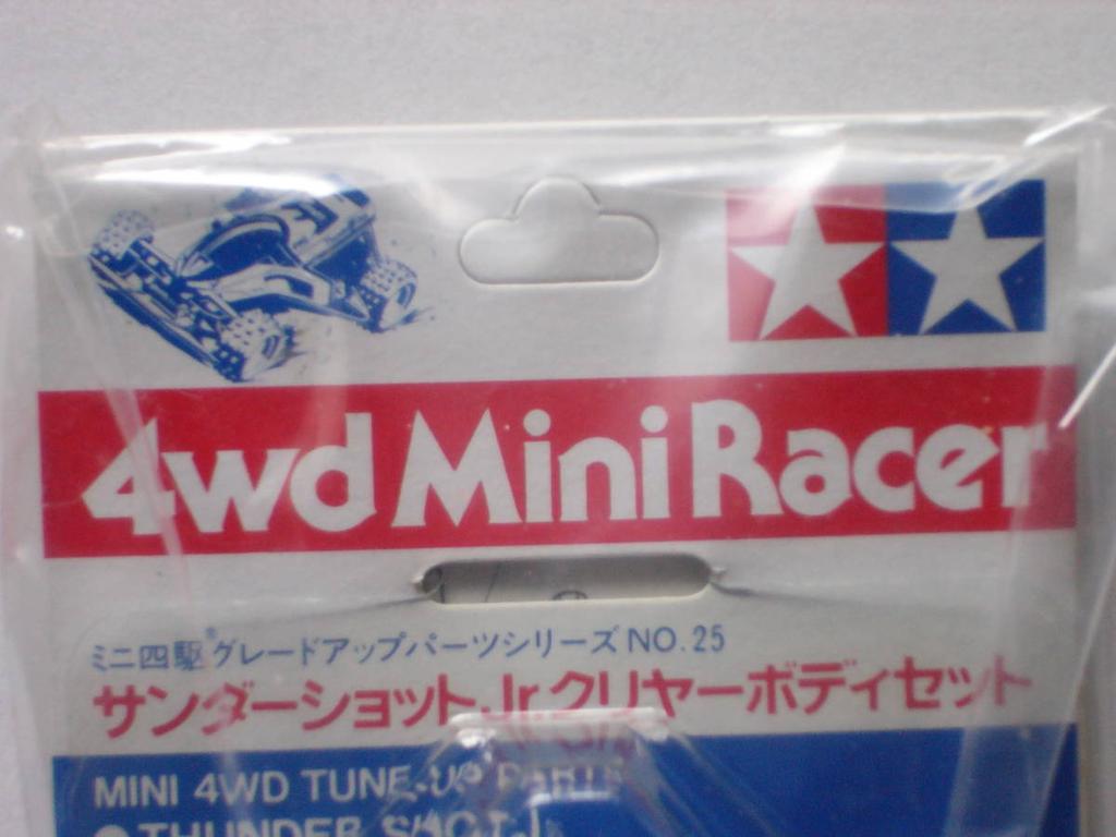 Tamiya Mini 4WD Thunder Shot Clear Body Set Jr.