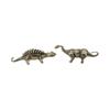 Vintage Dinosaur Statue Zinc Zinc Alloy Children Dinosaur Toy Lucky Dinosaur Miniatures  Decoration Crafts