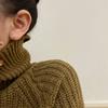 Мини Компактные Глянцевые Серьги-буквы H Трехмерные Полностью Бриллиантовые Изысканные и Чрезвычайно Простые Серьги в Холодном Стиле Новый Стиль