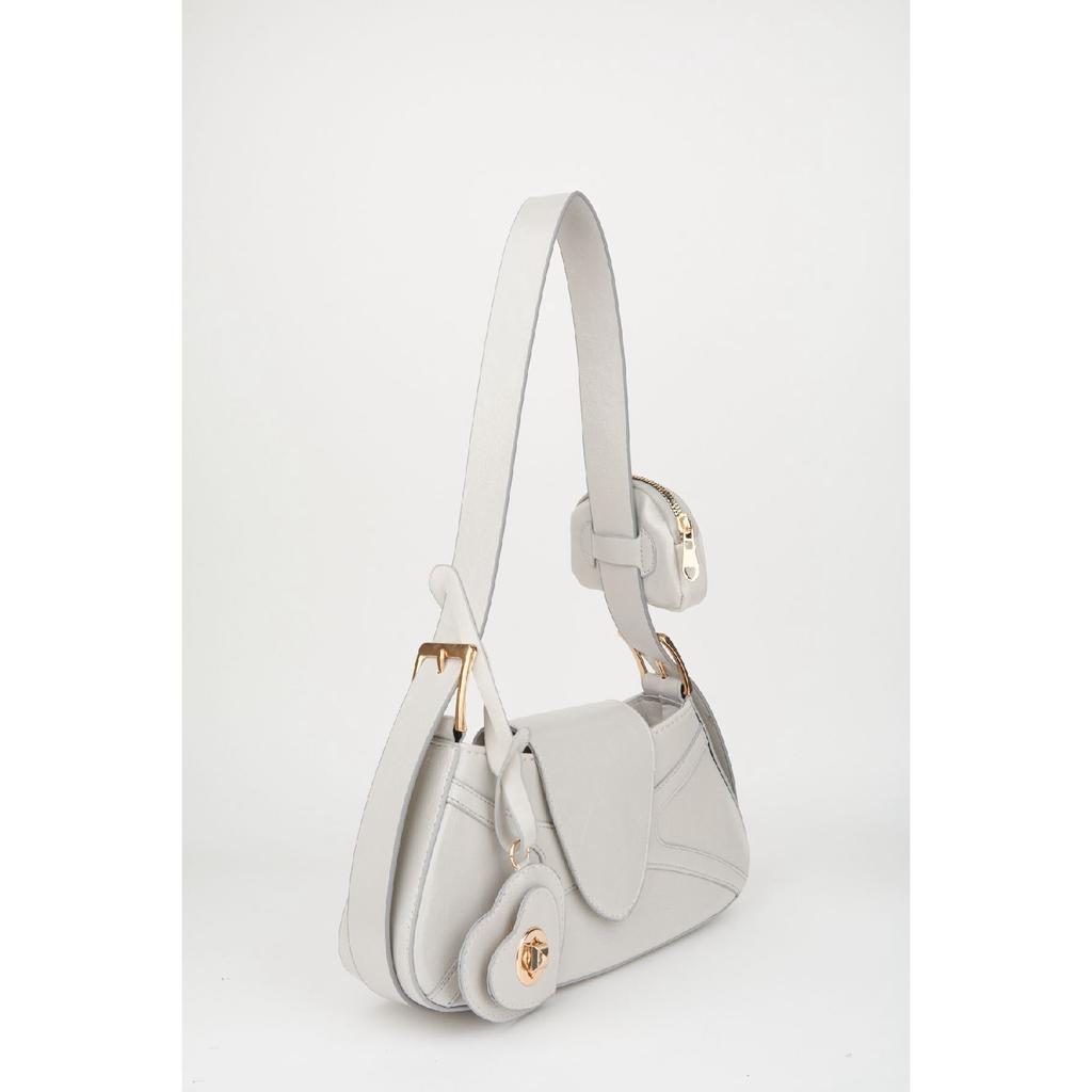 Женский бордовый кошелек-багет из искусственной кожи с застежкой на руку и сумка через плечо