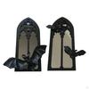 Gothic Arch Mirror Wall Accent Hanging Creepy Decor Vintage for Farmhouse Home Tabletop