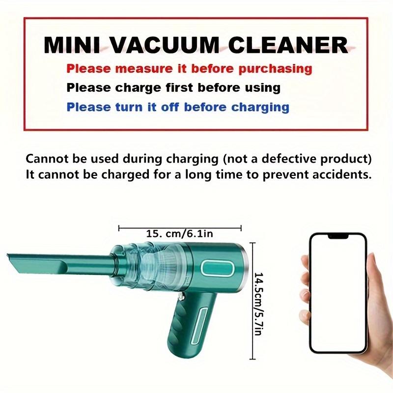 Portable Home And Car Vacuum Cleaner USB Rechargeable Car Dust Cleaner Handheld Super Power Home Wireless Vacuum Cleaner For Automobile Household