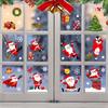 Christmas Electrostatic Stickers Snowflake Elk Set Door Window Glass Stickers