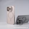 Применимо к iPhone16promax чувствительный к коже магнитный чехол для мобильного телефона Apple 15 креативный линза 14 матовый противоударный ПК чехол