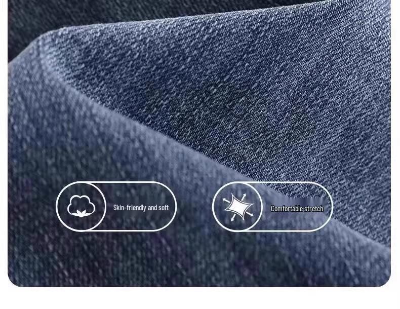 Women's High-Waisted Fleece-Lined Wide-Leg Jeans - Popular Winter 2024 Style