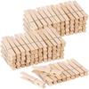 50/100pcs Reusable Clothespin Wooden Wooden Clamp Photo Clips  for Hanging Pictures Paper DIY Crafts