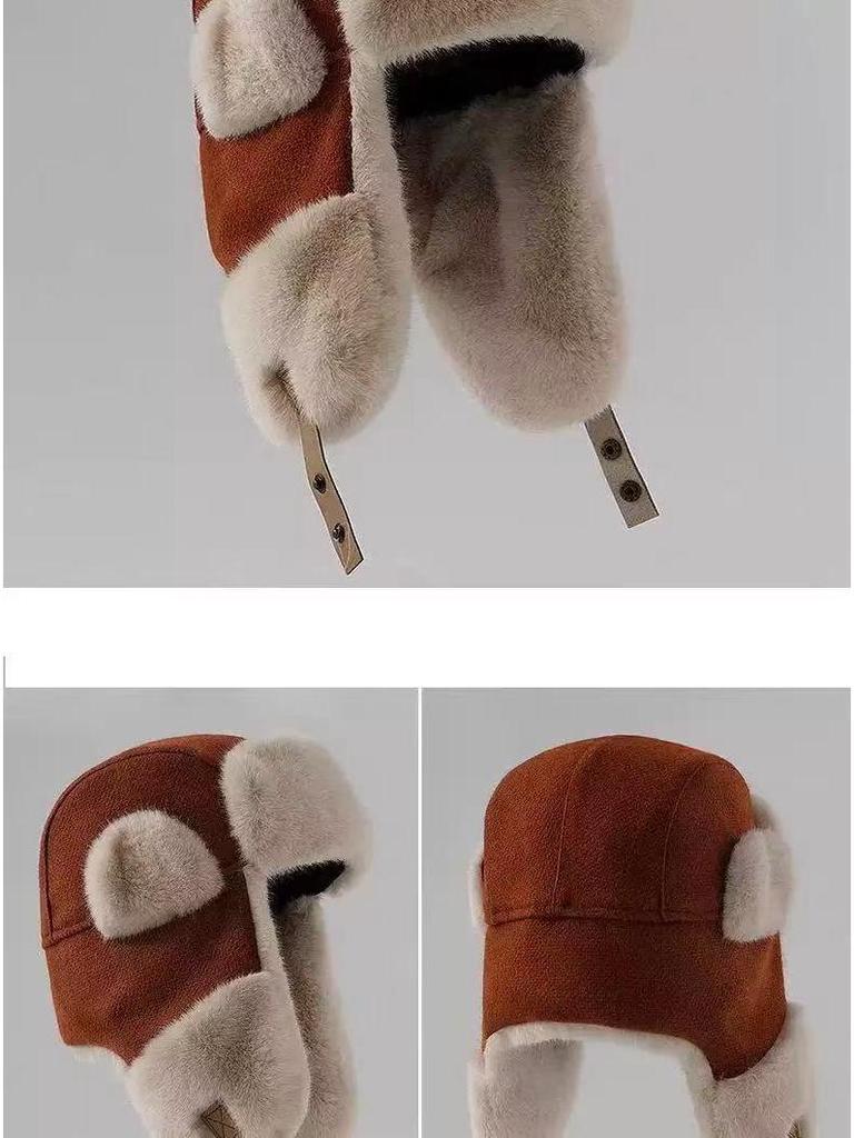 Шапка с теплой флисовой подкладкой и защитой ушей для зимних видов спорта на открытом воздухе