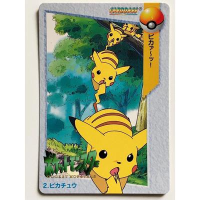 Б/у карта Pokemon Carddass 2. Пикачу Pokemon CARDDASS