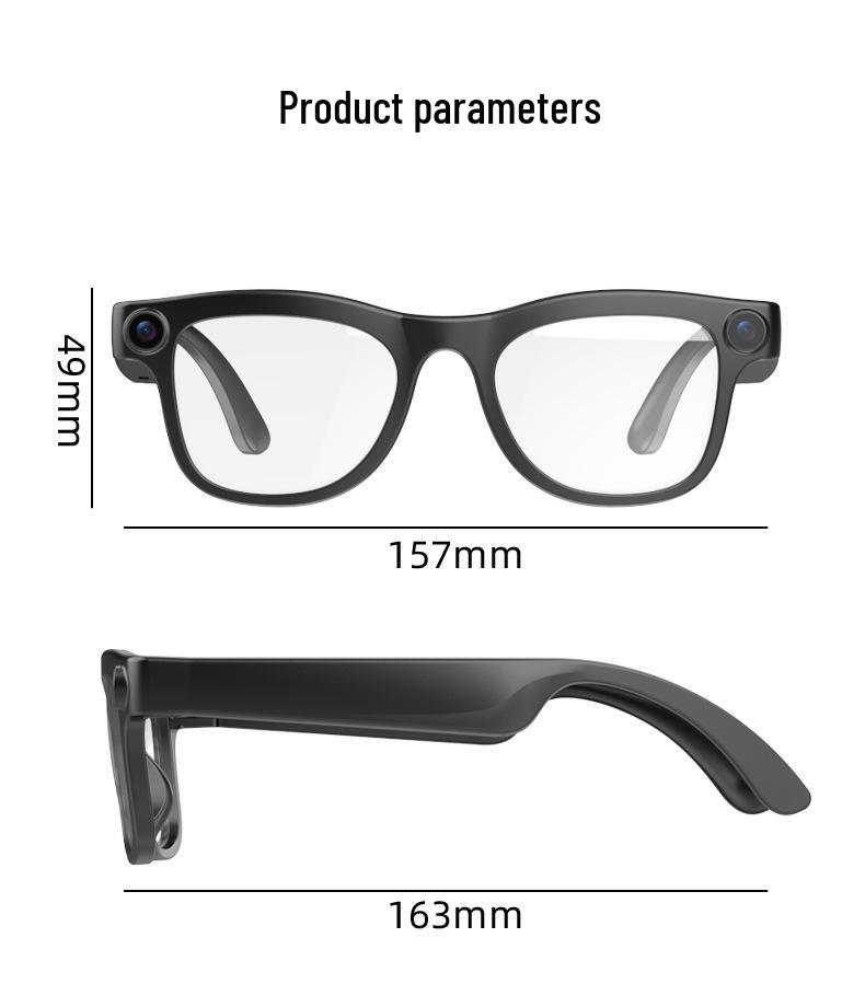 FG03 Smart Glasses: Real-time AI Translation, Voice Control, Image Stabilization, HD Video Recording – Sleek New Model.