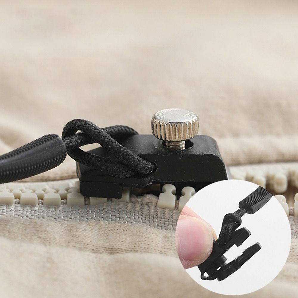 Removable Zipper Repair Kit 3 Different Size Suitcase Zipper Head Durable Instant Zipper Puller