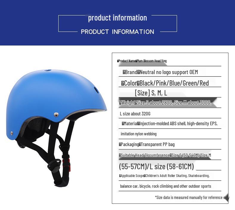 Детский набор защитной экипировки для роликовых коньков - 7 предметов: шлем и накладки