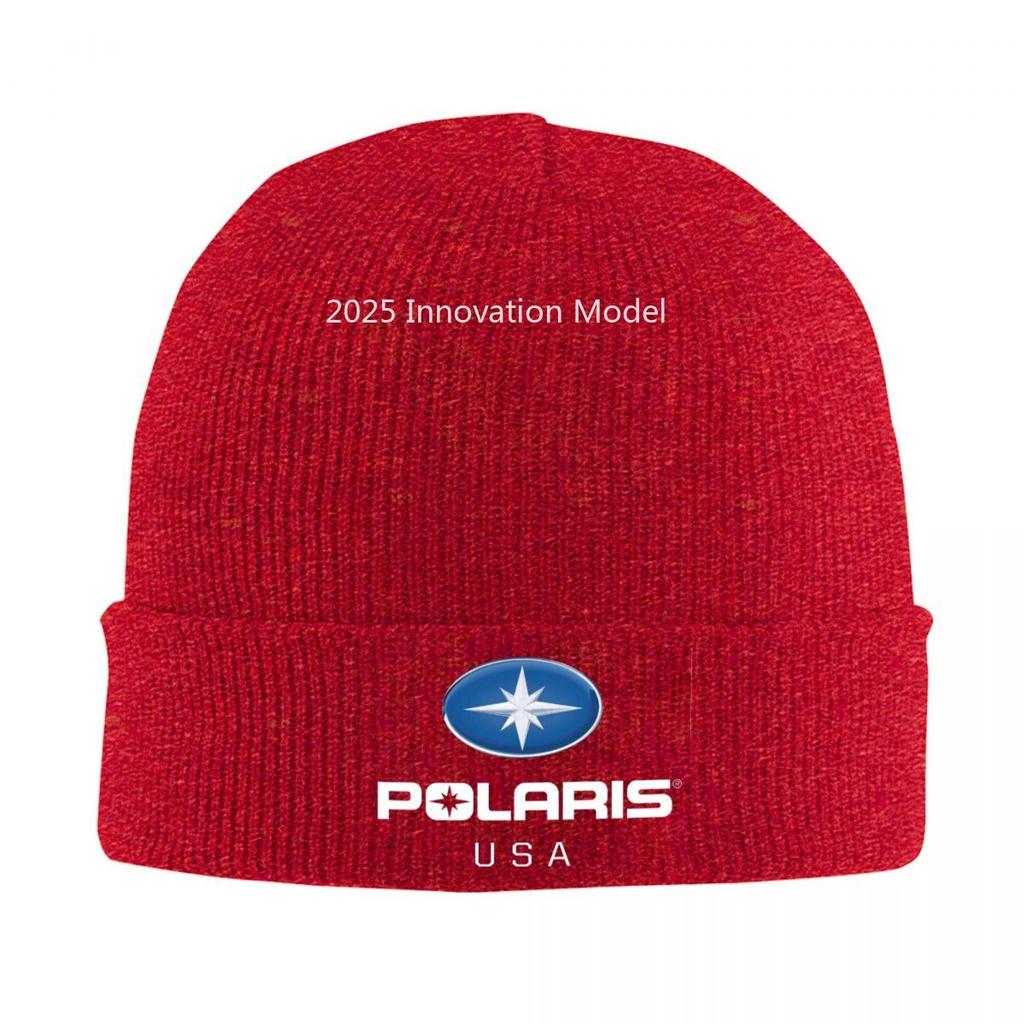 Polaris Logo Warm Knitted Cap Hip Hop Bonnet Hat Autumn Winter Outdoor Beanies Hats for Men Women Adult