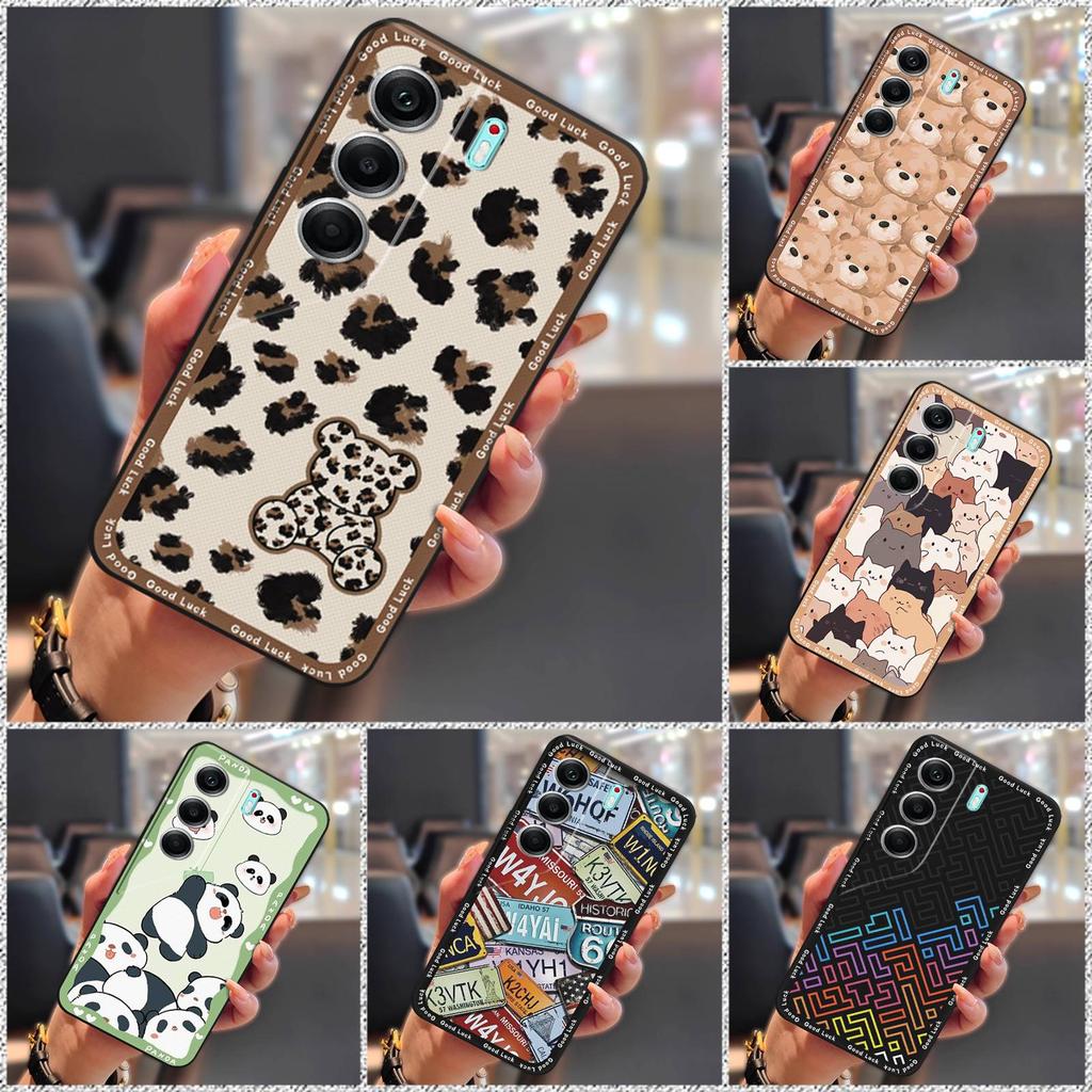 Protective Fashion Design Phone Case For Tecno Camon40 4G/CM5 Silicone Dirt-resistant TPU Anti-knock Soft Case Cute