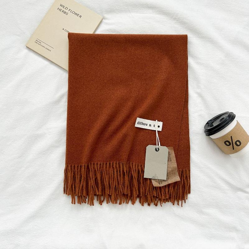 Women Men Winter Thick Cable Knit Wrap Chunky Warm Scarf