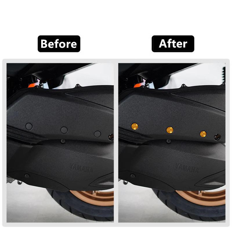 Motorcycle Accessories for Yamaha XMAX300 2018-2023 Modified Air Filter Decorative Screws Filter Outer Cover Screws