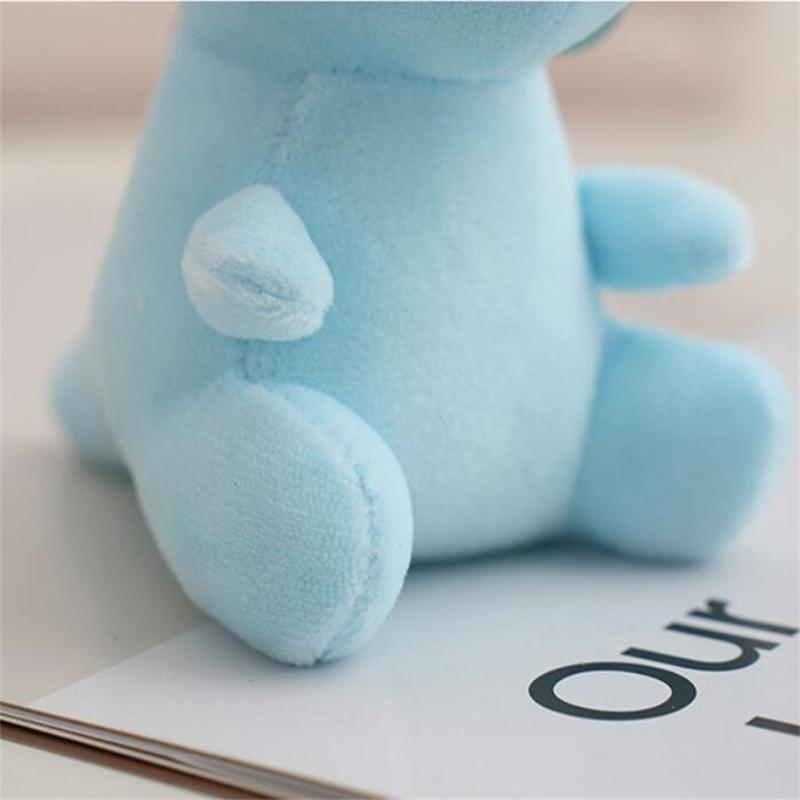 Сидящий радужный динозавр плюшевые игрушки для девочек РОЖДЕСТВЕНСКИЙ подарочный пакет подвеска украшение ткань мини милая кукла брелок кукла