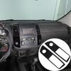 Блестящая черная накладка-стикер на центральный воздуховод для Nissan Frontier 2005-21