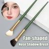 Soft Makeup Brushes Flat Head Half Fan-shaped Cosmetics Tool Nose Shadow Brush for Nose Shadow
