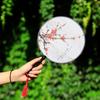 С подвеской в виде кисточки в китайском стиле, веер с цветочным узором, шелковый веер с вышивкой, реквизит для фотосъемки