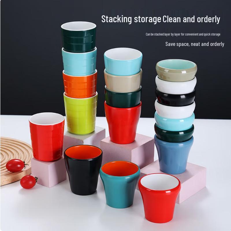 Taisun Two-Tone Melamine Anti-Fall Cup