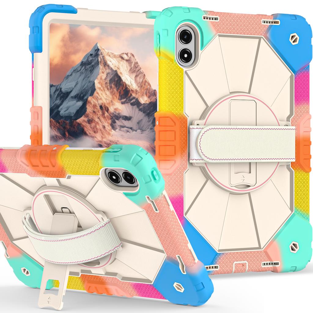 360 Rotation Handle Stand Tablet Case for Xiaomi Mi Pad 7 Pro Redmi Pad 2 Pro Poco 12.1 SE 8.7 Inch Case Shockproof Hard Cover