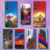 Чехол ART с флагом Армении для Samsung S22,S25,Ultra,S24,S23,FE,S20,S10,Plus,S21,S9,Lite, Мягкий силикон, Черный