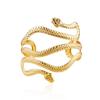 Женский браслет в стиле панк, декоративный однотонный красивый запутанный браслет на руку со змеей, модные украшения