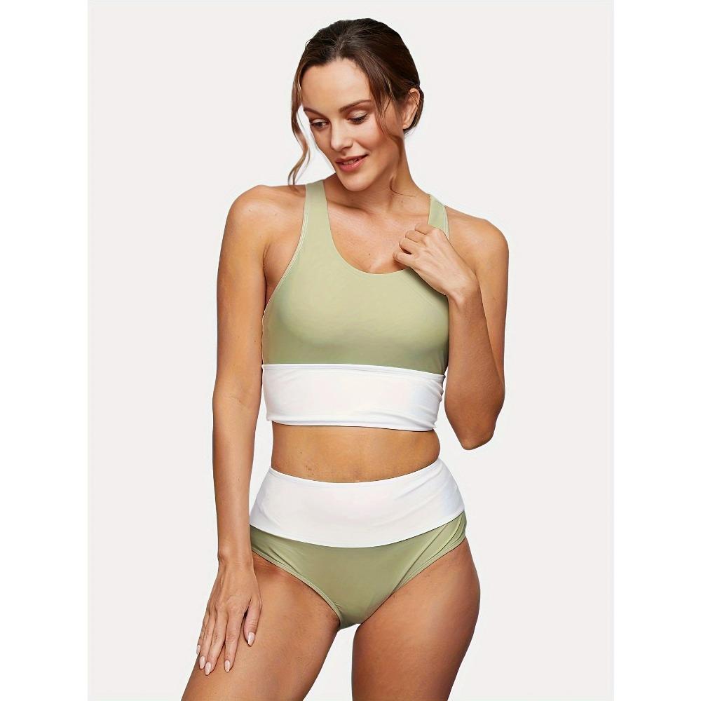 Раздельные купальники большого размера с европейским и американским принтом, купальник-бикини на молнии