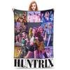 K-Pop Demon Hunters Printed Blanket For Men Women Warm Cozy Fluffy Throw Blankets for Bed 50x60 Inches Multi-size