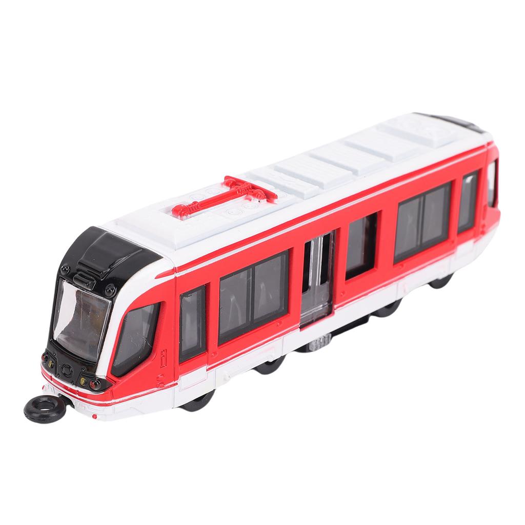 Toy Train Set Alloy Battery Powered Dual Ended Pull Back Lotomotive Train Model for Boys Girls
