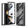 Для Samsung Z Fold 4 Прозрачный модный чехол с покрытием для Samsung Galaxy Z Fold 4 Fold4 Zfold4 Стеклянный пленочный чехол