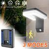 120° Солнечный светодиодный фонарь Наружный настенный светильник Водонепроницаемый прожектор Датчик движения Солнечный 3 режима Уличный фонарь Сад Гараж Украшение