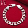 925 Sterling Silver Geometric Bracelet Fashionable Wedding Jewelry