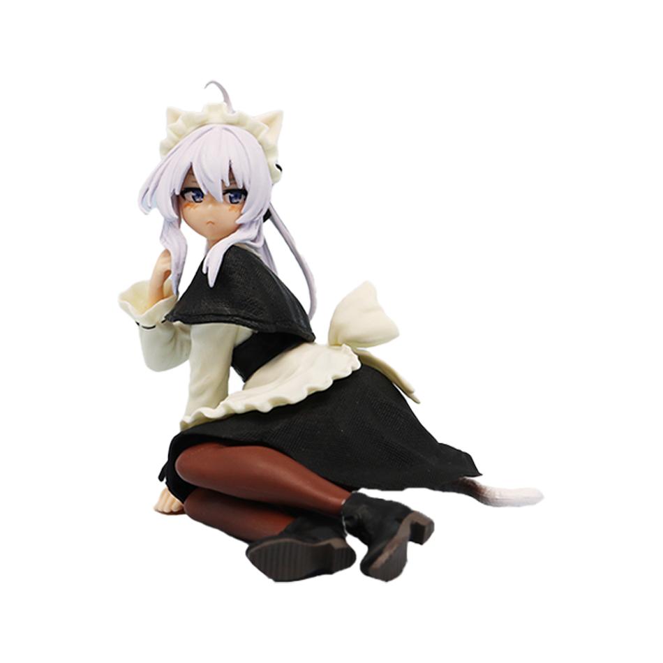 Новый Аниме Фигурки Путешествие Элейны Модель GK Элейна в свитере Экшн-фигурка Декор комнаты Подарок Игрушки 13см
