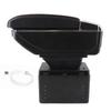 Universal Car Center Console Armrest Box Container Adjustable with USB Interface