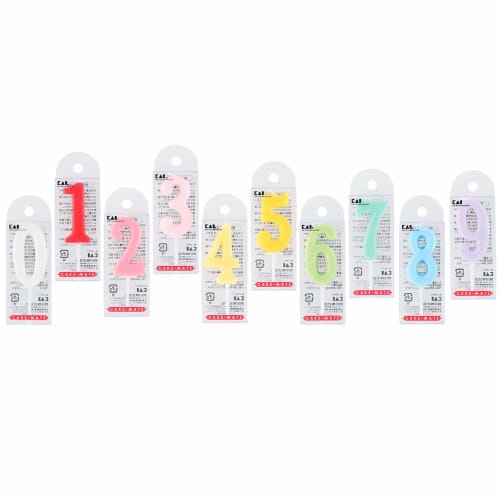 Kai KAI Набор свечей в виде цифр 0~9 10 штук DL6001-DL6009 DK6001-DL6009