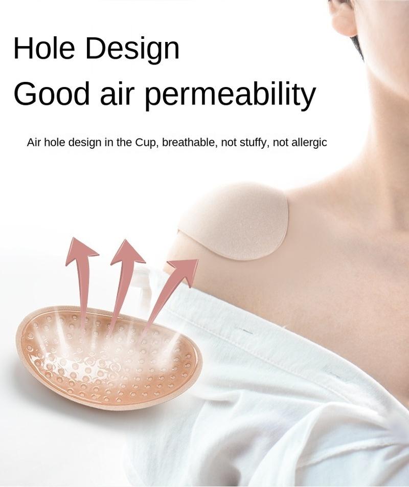 1 пара невидимых подплечников, съемный дышащий силиконовый подплечник, противоскользящий клейкий липкий коврик для женщин и мужчин