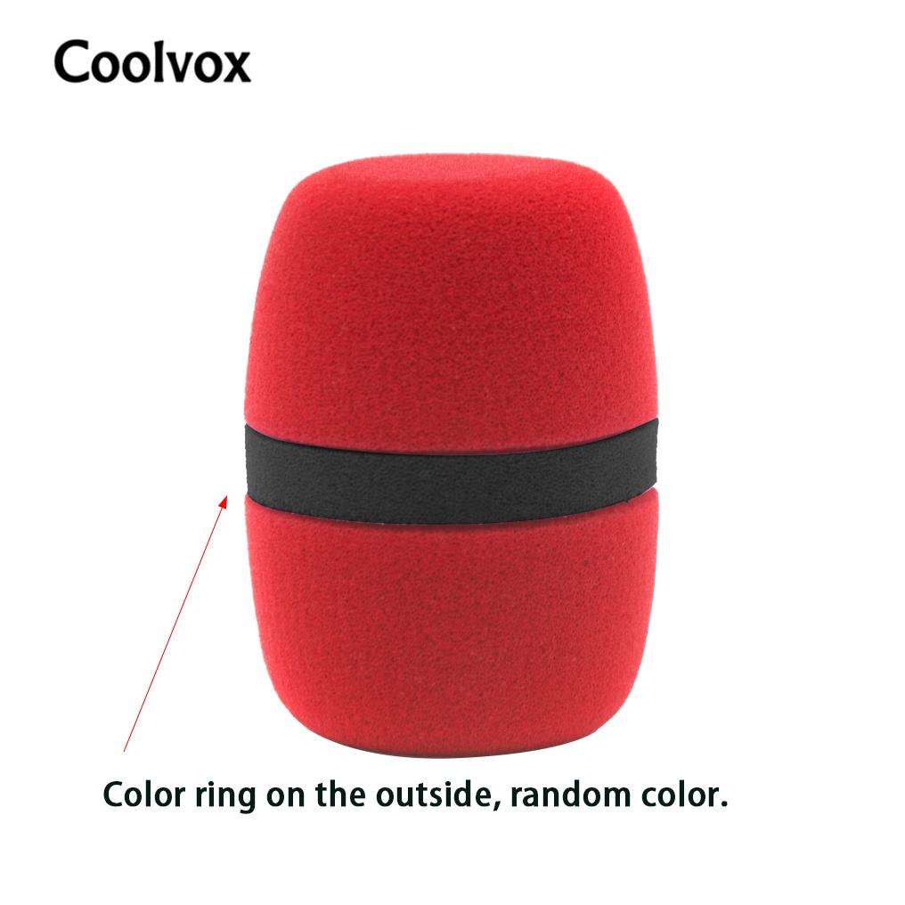 1pcs Flat Multi Color Foam Wireless Wired Microphone Sponge Cover Soft Foam Microphone Foam Windscreen for Shure Microphone