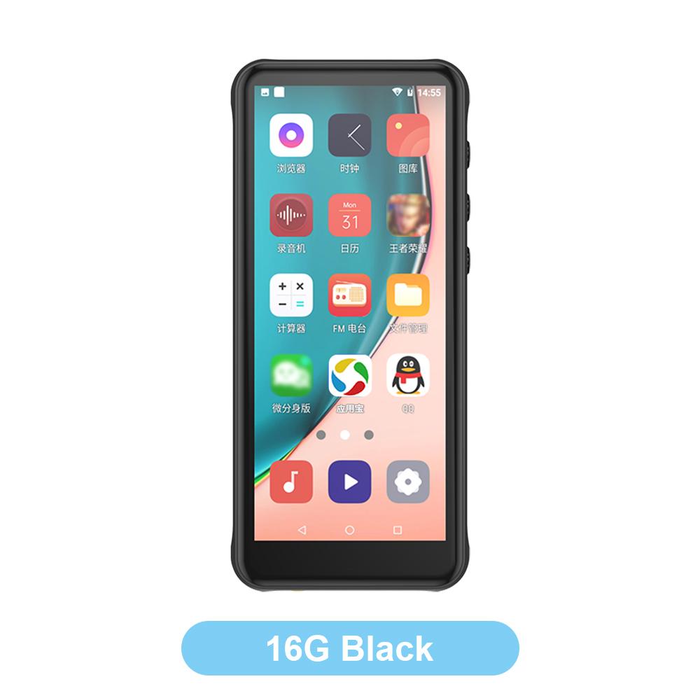 Музыкальный плеер RUIZU Z80 16G MP4 Bluetooth 5.0 Hi-Fi MP3-плеер 4,0-дюймовый сенсорный экран Спортивный беговой Walkman