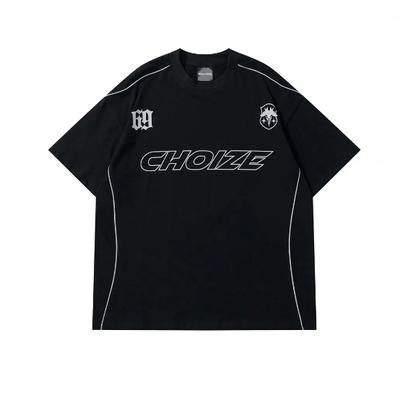 Футболка большого размера для женщин в стиле хип-хоп, уличная футболка с буквенным принтом и символами, дизайнерская футболка Harajuku, топы с коротким рукавом