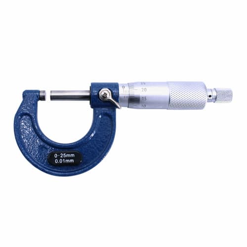HFS (R) Outside Micrometer, 0-25mm, 0.01mm, Caliper Measuring Tool, Blade Micrometer, High Precision Measuring Instrument with Storage Case