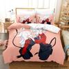 Комплект постельного белья Helltaker Single Twin Full Queen King Size Bed Set Aldult Kid Bedroom Duvetcover Sets Anime Parure de lit Bed