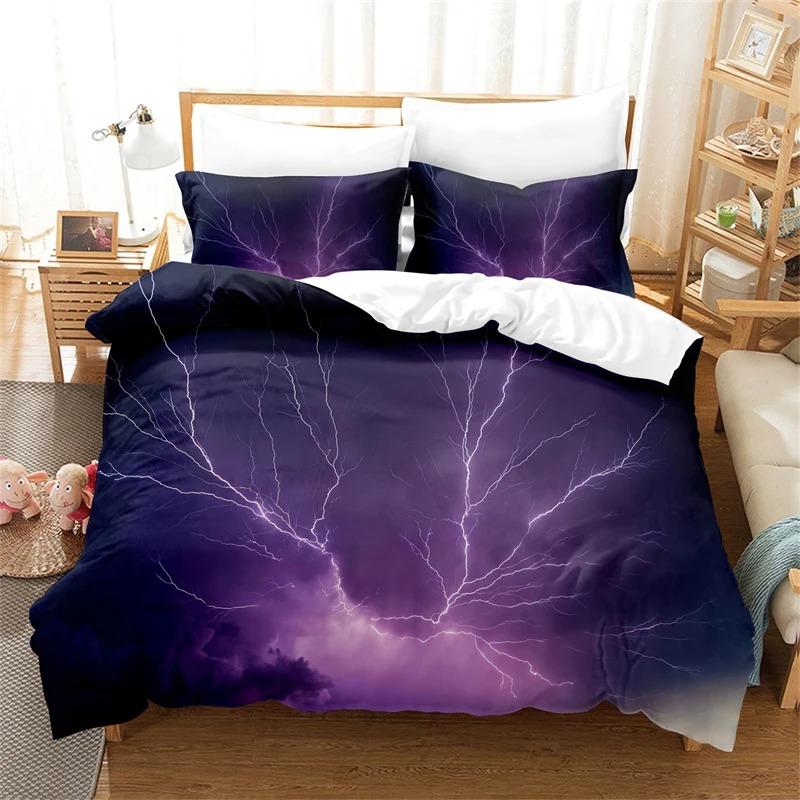 Красивый комплект постельного белья со звездным небом, комплект пододеяльников, комплект постельного белья с 3D-печатью, комплект постельного белья размера «queen size», модный дизайн
