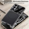 GKK AG Phantom Plating Frame Skin Feel Full Coverage Magnetic Phone Case