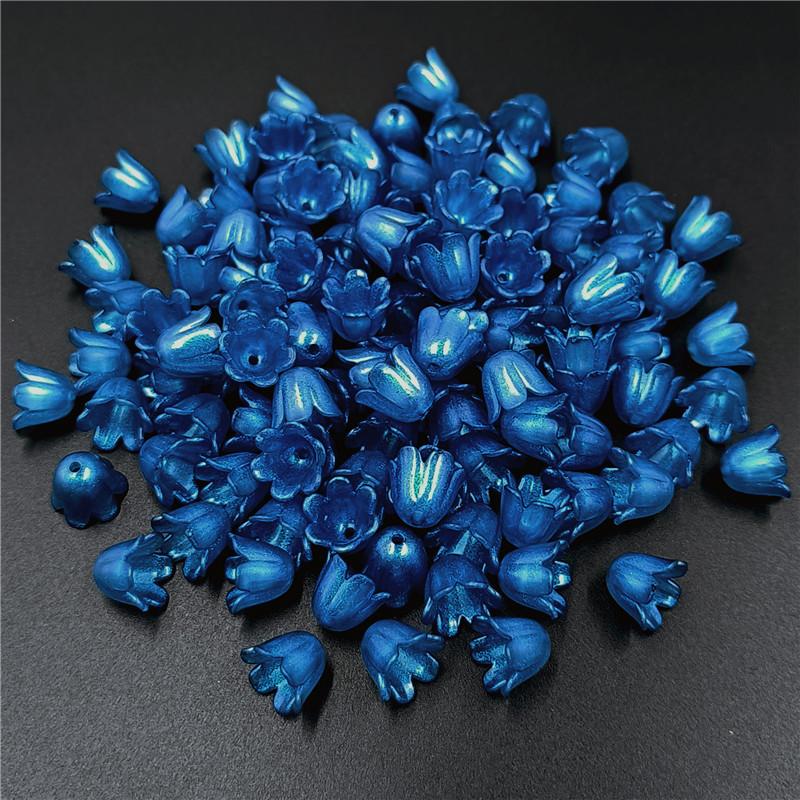 Ювелирные аксессуары «сделай сам», 20 шт., изготовление браслета «Ландыш», акриловые свободные бусины, ожерелье, держатели цветов, AB/твердые