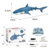 New High-quality Remote Control Shark High Simulation Scale Robot Fish with Light & Spray Water for Lake Bathroom Swimming Pool for Kids