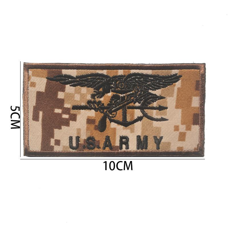 Вышитая нашивка на липучке Navy SEALs для зарубежных клиентов