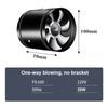 4''6''8''  Pipe Exhaust Fan Air Ventilator Metal Pipe Ventilation Exhaust Fan Mini Extractor Bathroom Toilet Wall Fan Duct Fan KTY